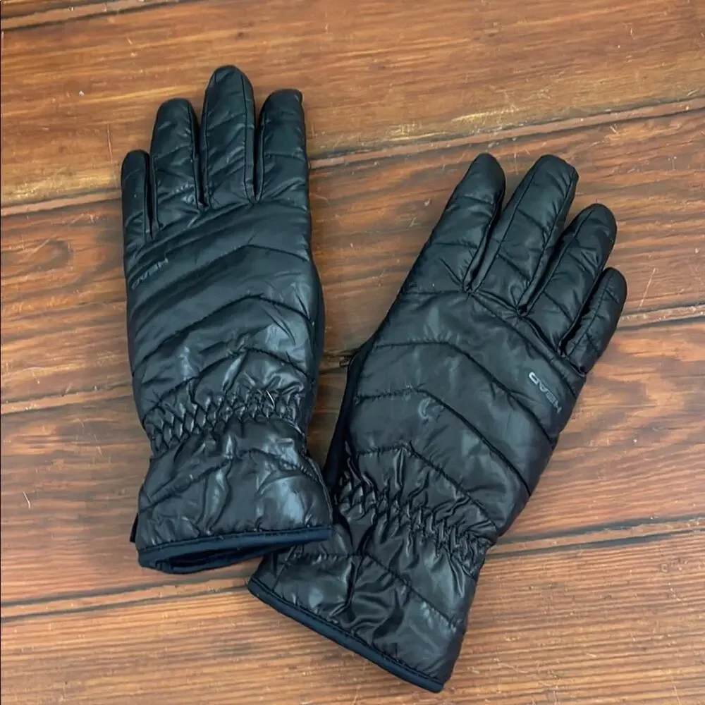 HEAD windproof winter cold weather outdoor gloves sz L